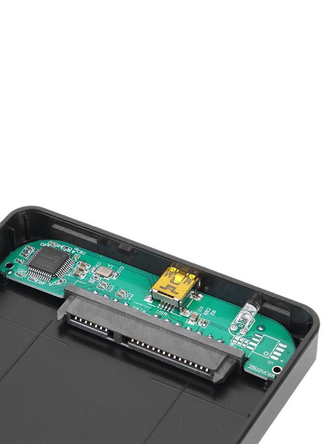 Generic - 2.5-Inch Sata HDD SSD To USB 2.0 Case With Cable Black - Image 1