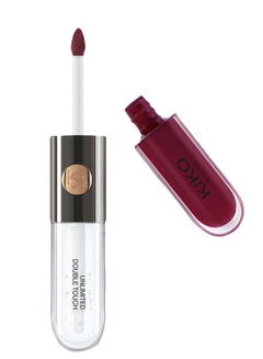 KIKO MILANO Long Lasting Double Touch Liquid Matte Lipstick 122 Maroon  - Image 1