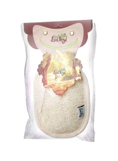 Double Face Loofah Beige Small