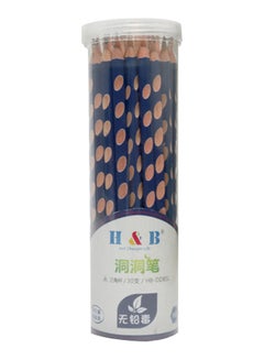 H&B 30-Piece Hb Wooden Writing Pencil Set Blue  - Image 1