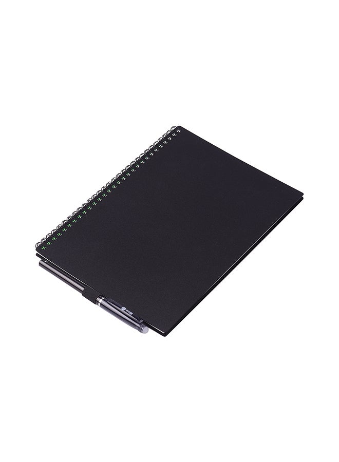 Aibecy - Reusable Smart Notebook Hardcover With Erasable Pen Black - Image 1