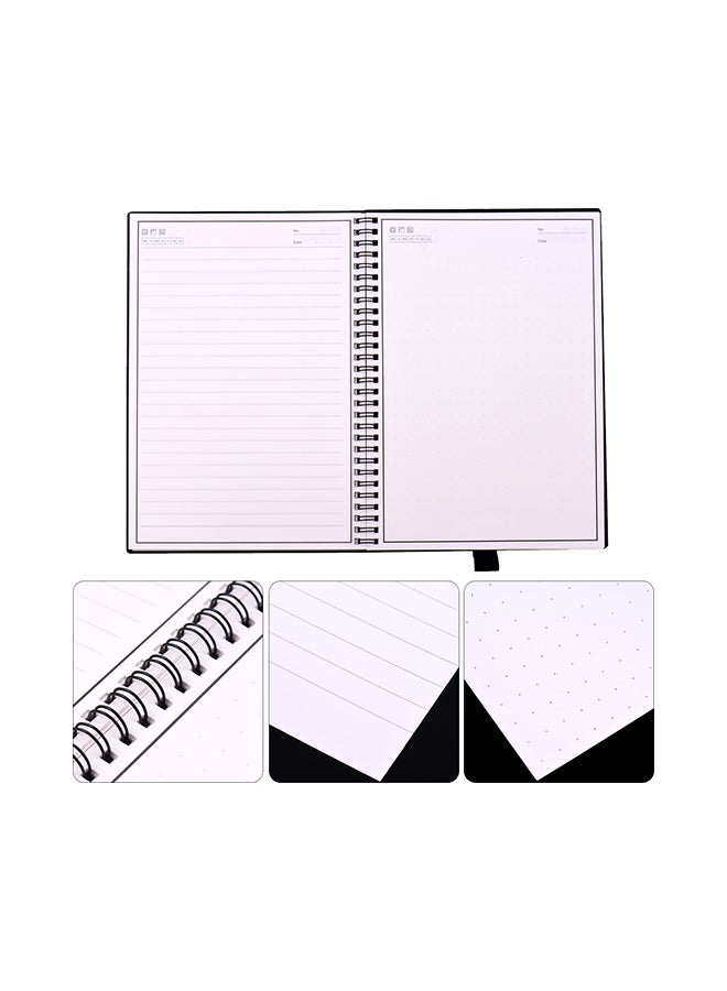 Aibecy - Reusable Smart Notebook Hardcover With Erasable Pen Black - Image 1