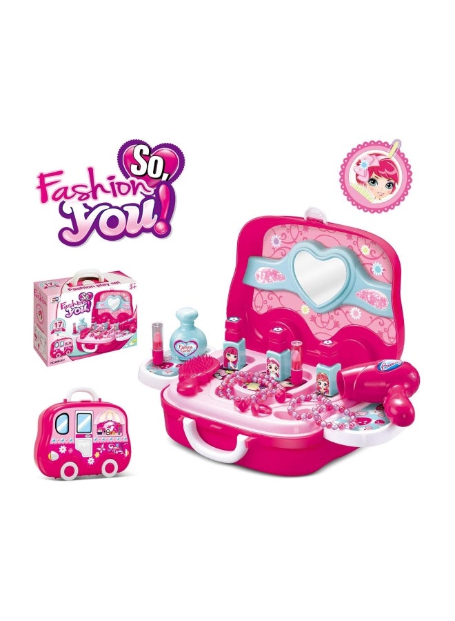 Magicwand 17-Piece Beauty Make-Up Box Toy Set 008-917 - Image 3