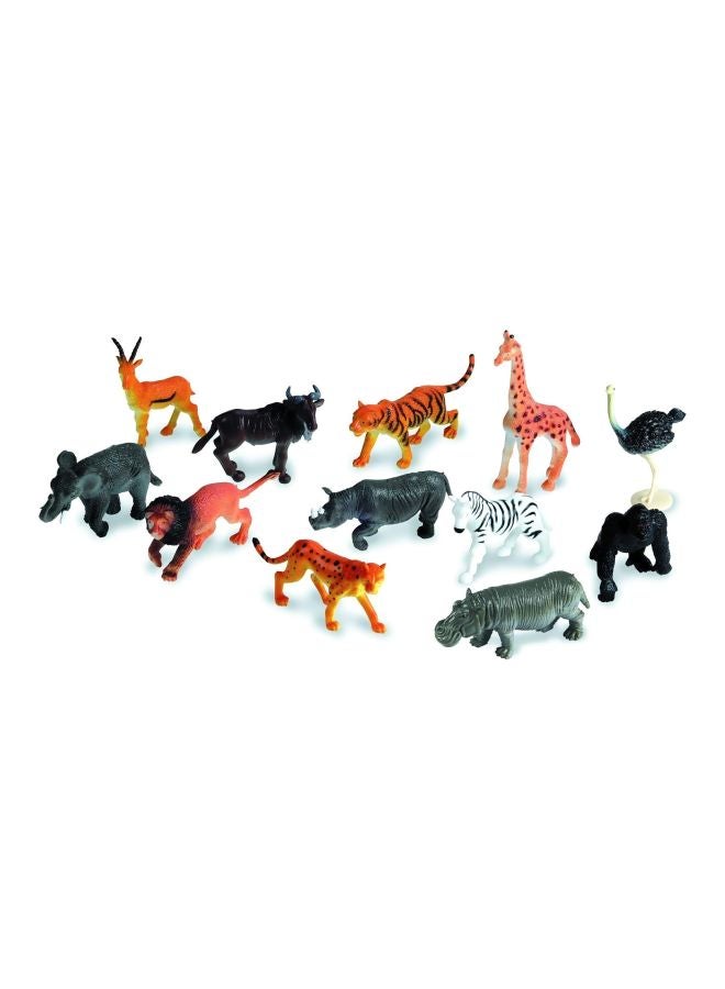Super Toy 12-Piece Wild Animal Figure B07KW1SM76  - Image 2