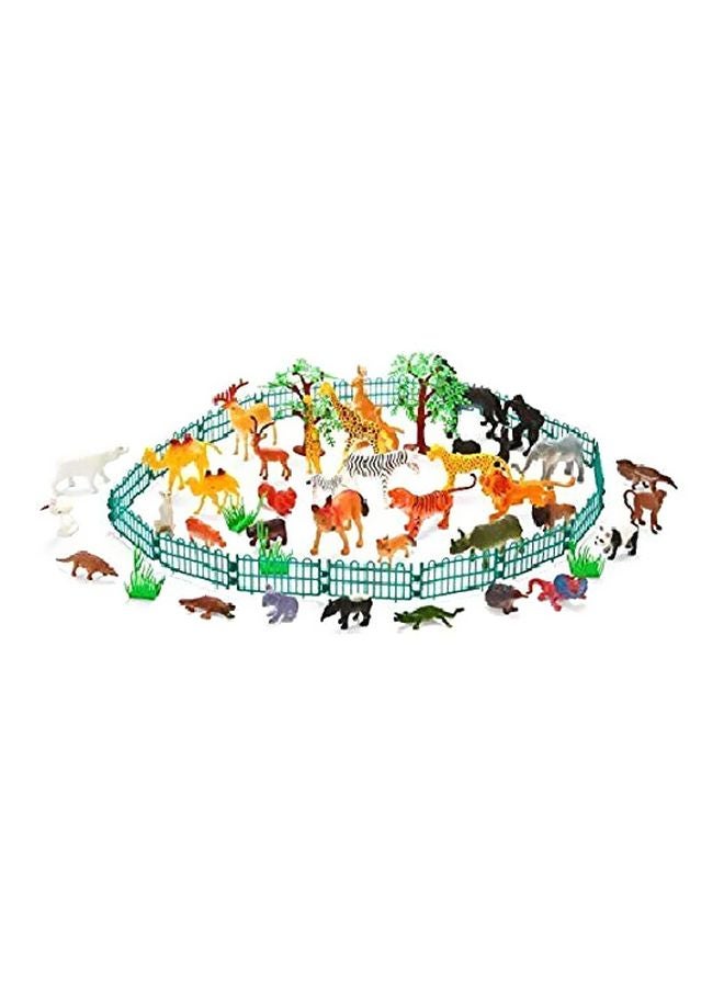 Kidzbell 30-Piece Mini Jungle Animal Figure Set 720439327317  - Image 5