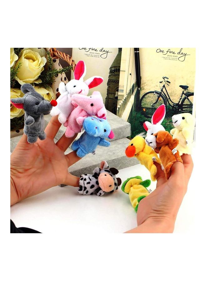 Styleys - Pack Of 20 Fabric Animal Finger Puppet Set - Image 1