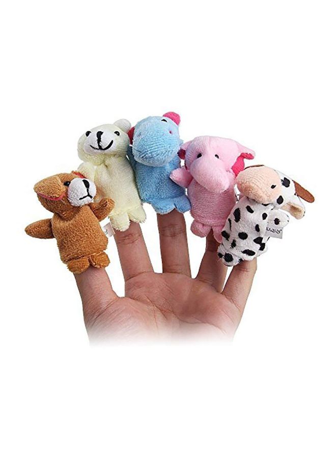 Styleys - Pack Of 20 Fabric Animal Finger Puppet Set - Image 1
