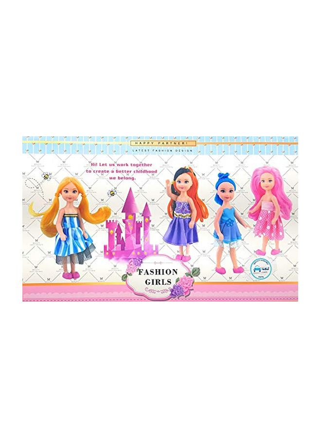 FunBlast Pack Of 5 Beautiful Fashion Dolls - Image 2