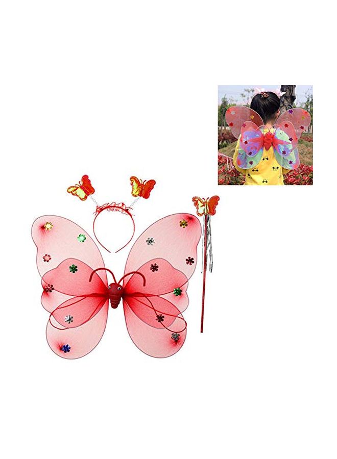 Sage Square 3-Piece Butterfly Wings Costume Set  - Image 2