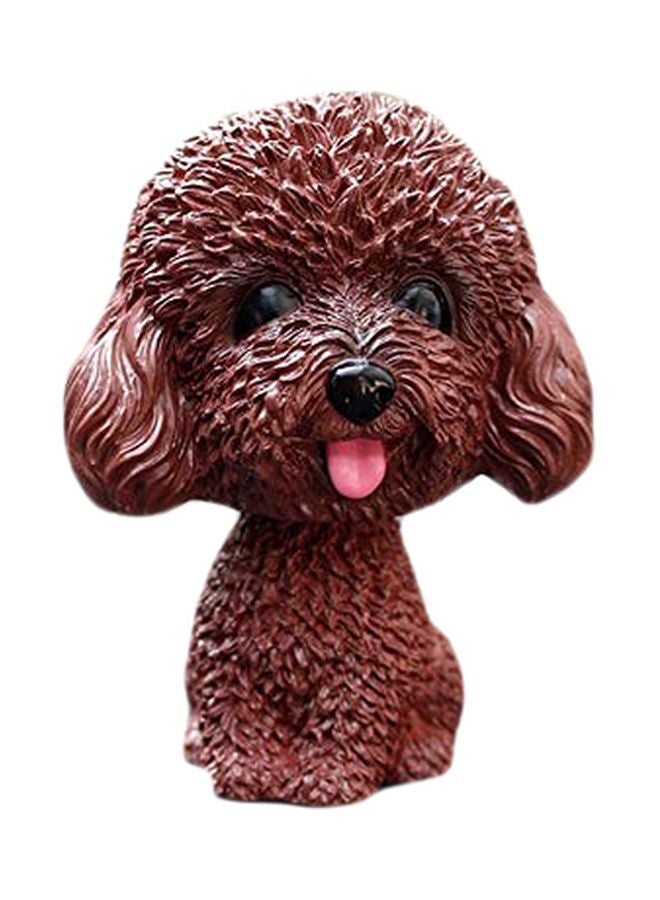 مجسم برأس كبير هزاز لشخصية كلب لطيف .