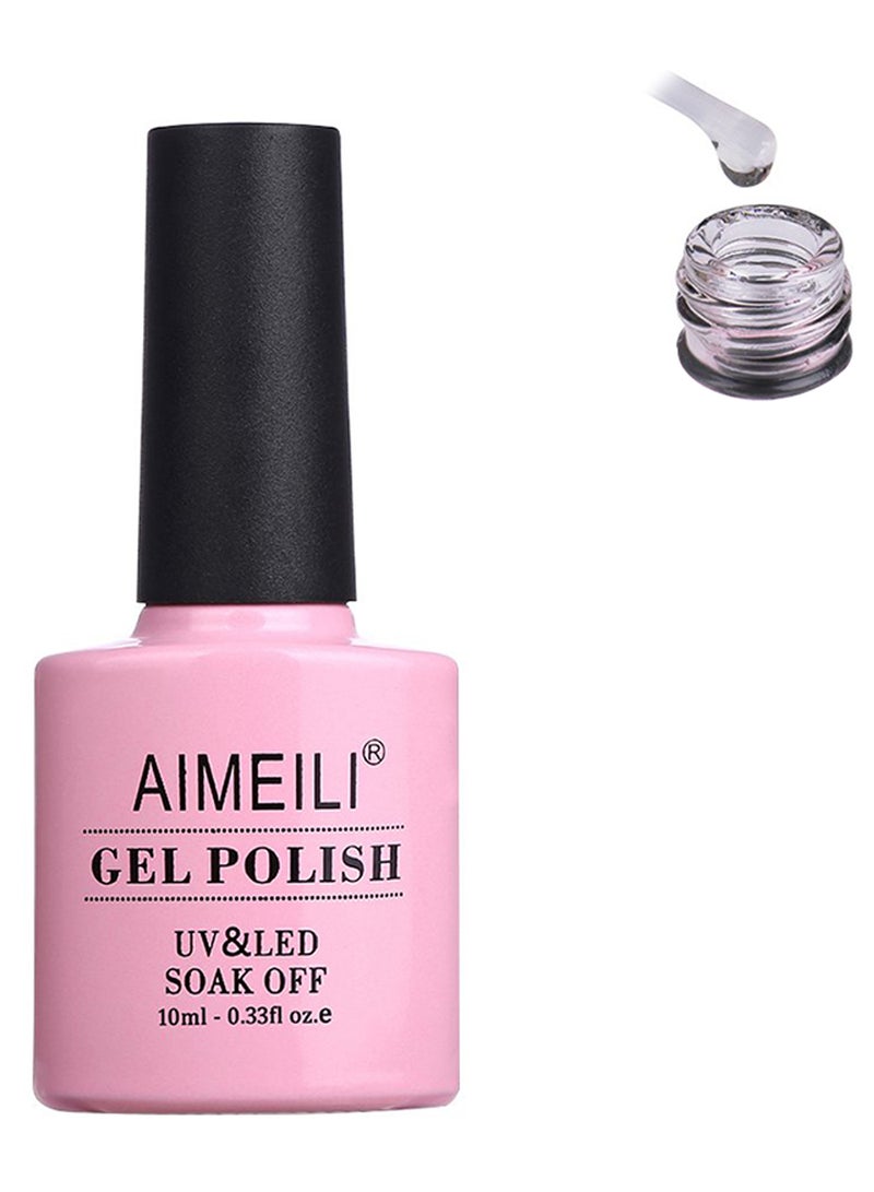 آيميلي طلاء أظافر جل باضاءة LED بالأشعّة فوق البنفسجيّة يمكن إزالته بالنقع بلوسوم كلير - Image 2