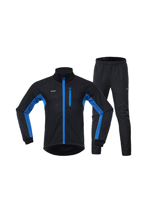ARSUXEO 2-Piece Men Winter Cycling Clothing Set XL - Image 1