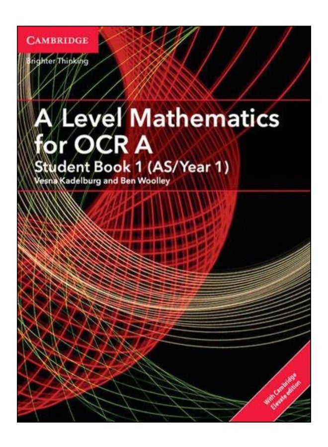 A Level Mathematics For OCR A Paperback English by Vesna Kadelburg - 02-Nov-17 