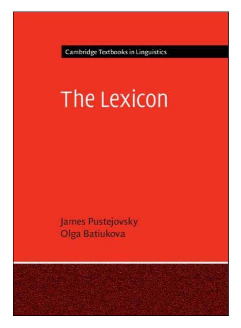 The Lexicon Paperback English by Olga Batiukova James Pustejovsky - 17-Jan-19