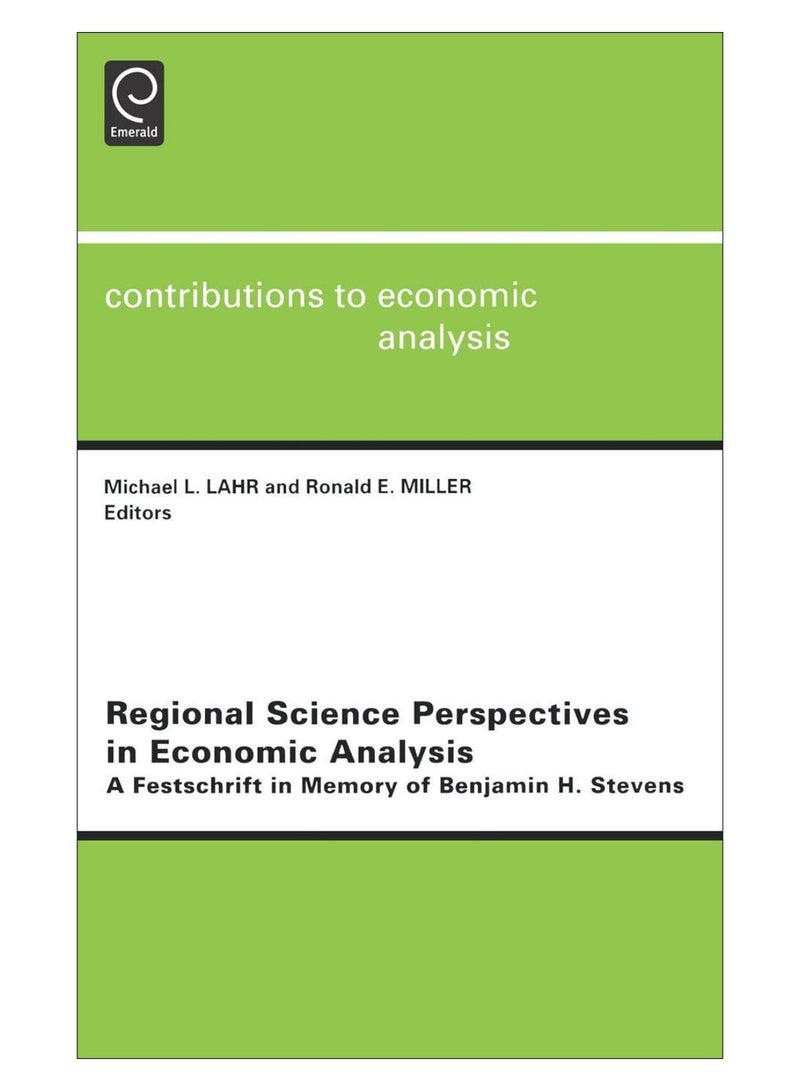 Regional Science Perspectives Economic Analysis Hardcover English by M. L. Lahr - 08-Mar-01 