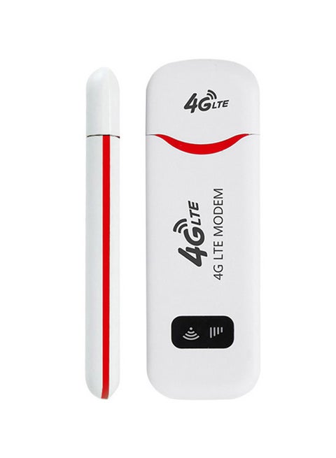 USB Wi-Fi Modem Router White/Red