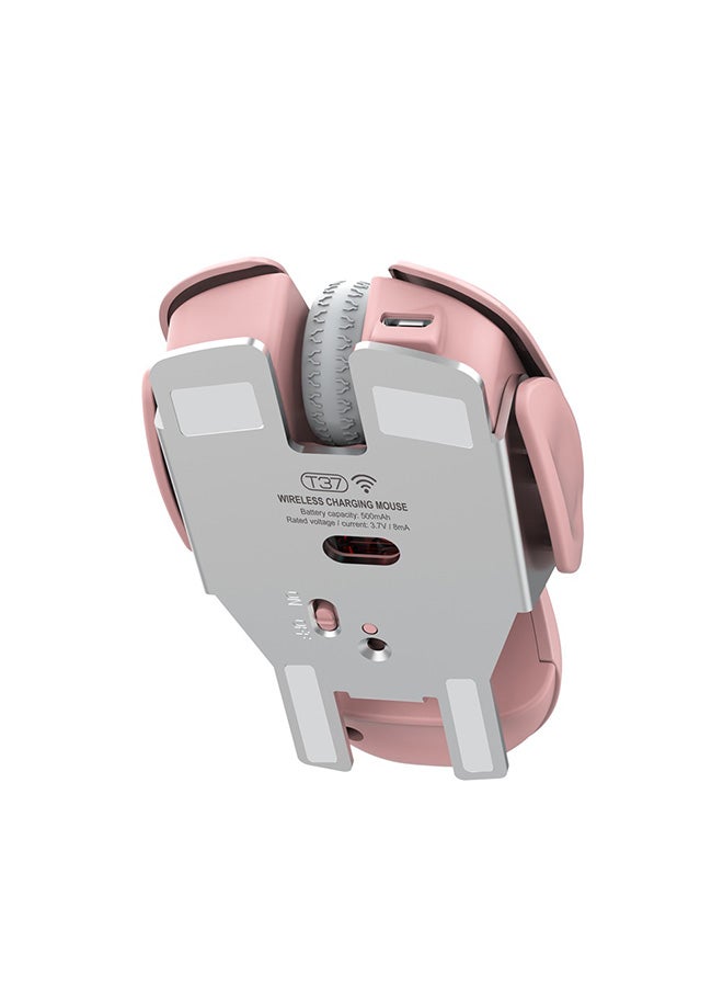 HXSJ 2.4G Wireless Mouse Pink - Image 2