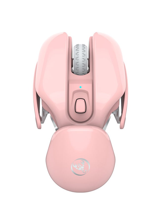 HXSJ 2.4G Wireless Mouse Pink - Image 1