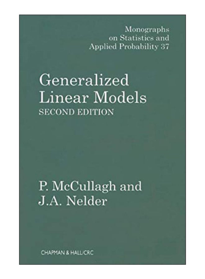 Generalized Linear Models hardcover english - 01-Aug-89