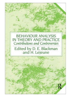 Behaviour Analysis In Theory And Practice paperback english - 30-Nov-18 