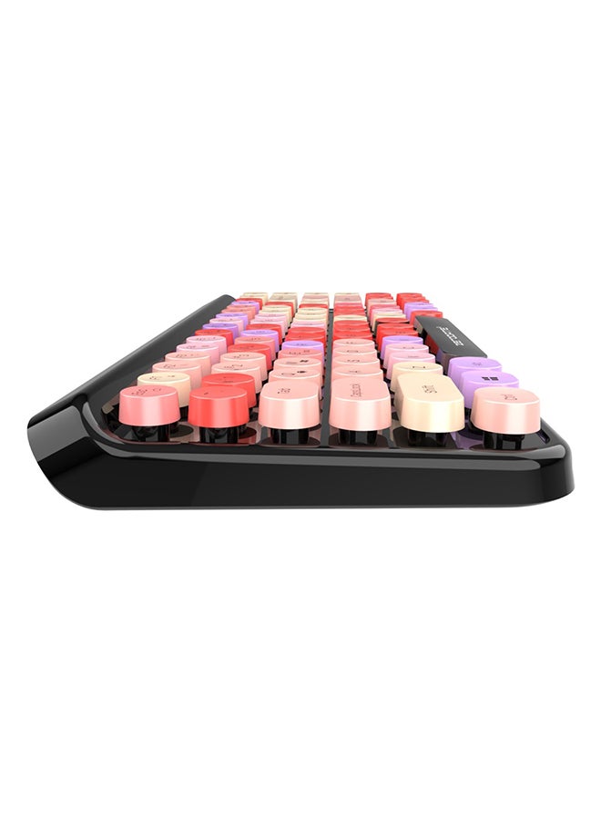 ZERODATE Wireless BT Punk Keyboard Multicolour - Image 2