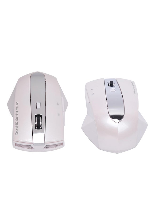 2.4G Wireless Rechargeable Mouse White - Image 2