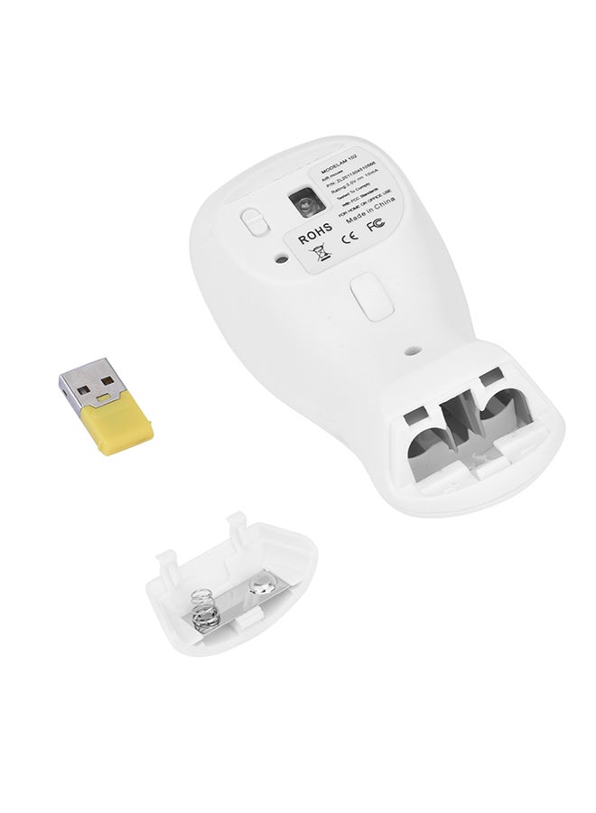 2.4G Wireless Mouse 6D Gyroscope Air Mouse Green/White - Image 3