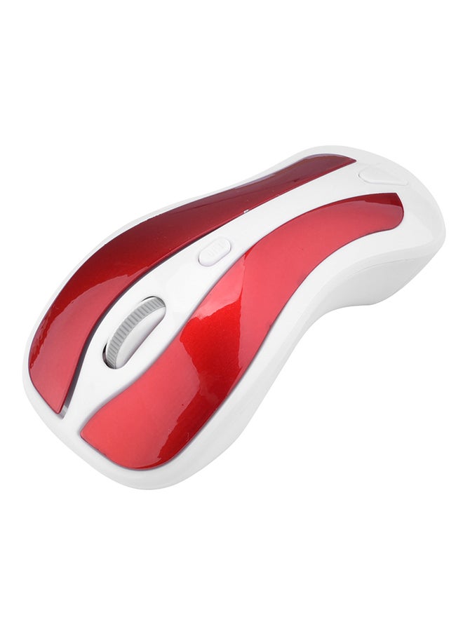 2.4G Wireless Mouse 6D Gyroscope Air Mouse White/Red - Image 1