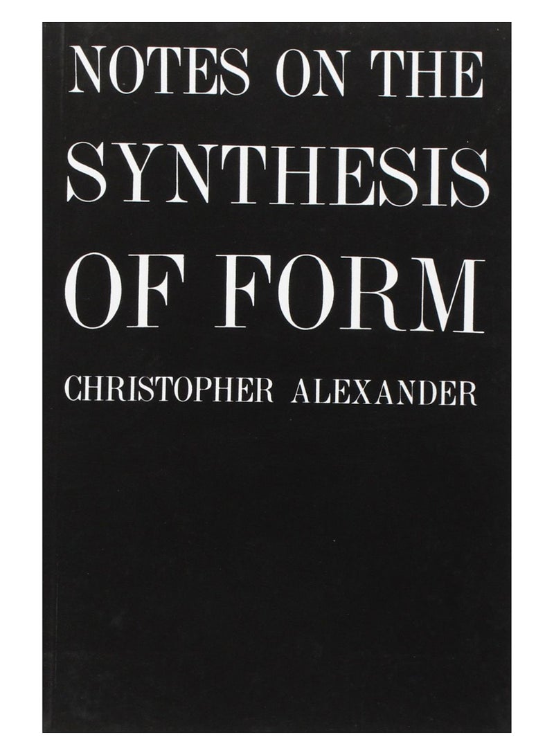 null - Notes On The Synthesis Of Form paperback english - 01-Jul-74 - Image 1