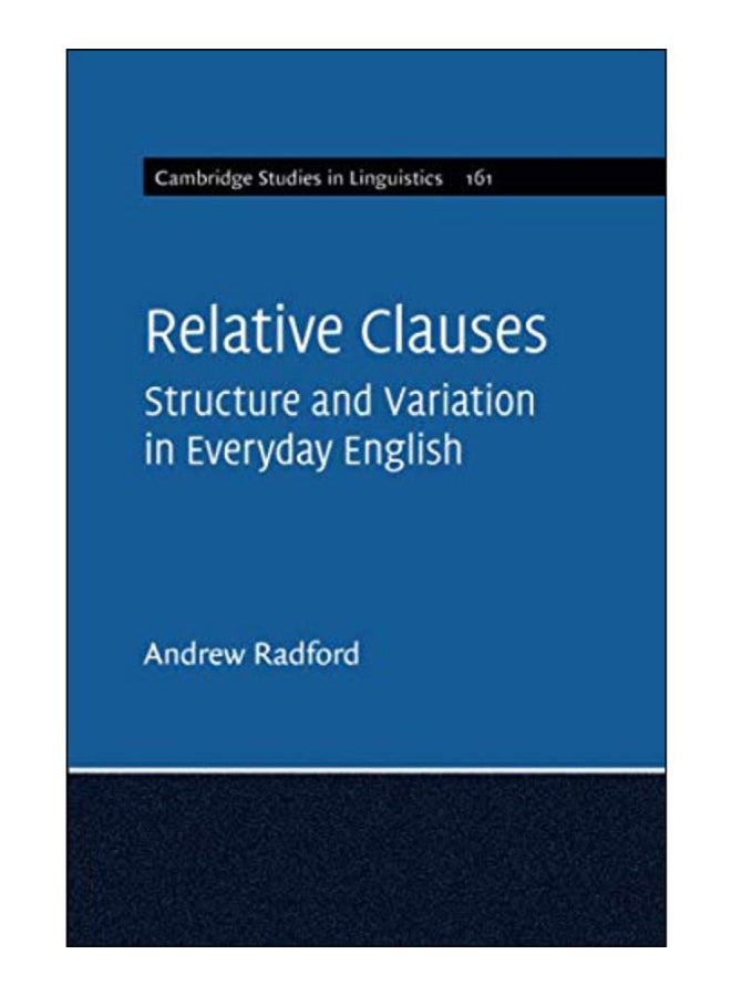 Relative Clauses paperback english - 30-Jun-19 