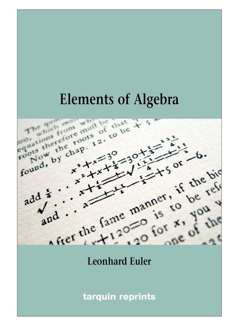 Euler's Elements Of Algebra paperback english - 30-Nov-06 
