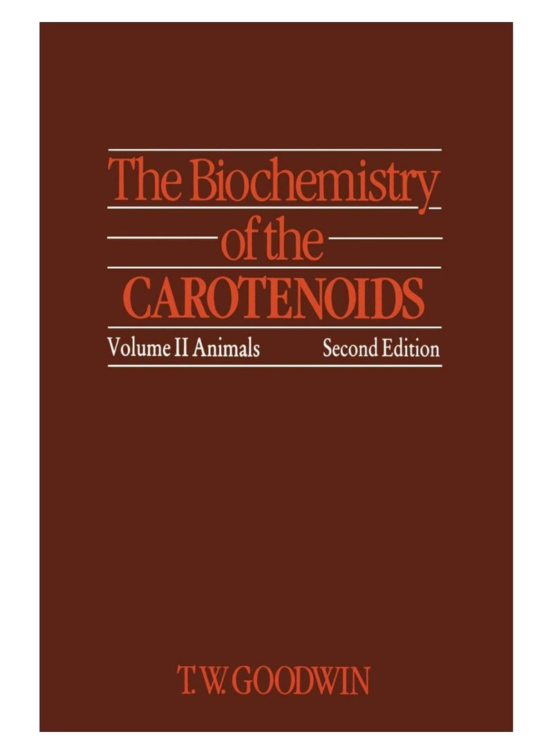 The Biochemistry Of The Carotenoids paperback english - 21-Oct-11