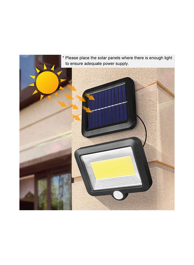 100 COB Solar Energy Wall Mounted Night Lamp Multicolour 16x8x12cm - Image 2