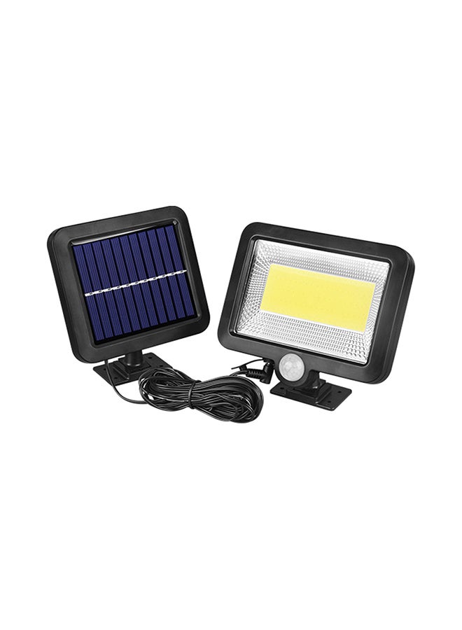 100 COB Solar Energy Wall Mounted Night Lamp Multicolour 16x8x12cm - Image 1