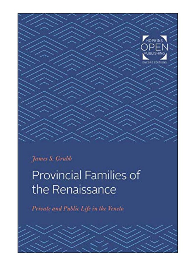 Provincial Families Of The Renaissance paperback english - 26-Nov-19 