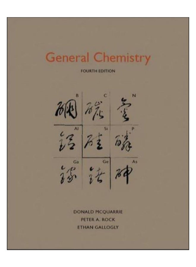 General Chemistry paperback english - 02-Jan-11 
