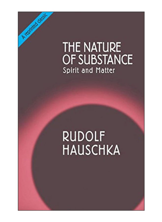 The Nature Of Substance paperback english - 19-Apr-02