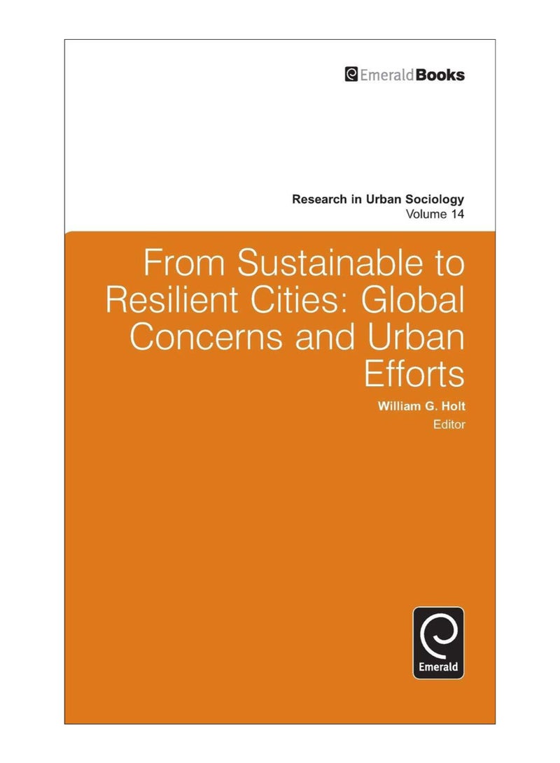 From Sustainable To Resilient Cities hardcover english - 28-Nov-14