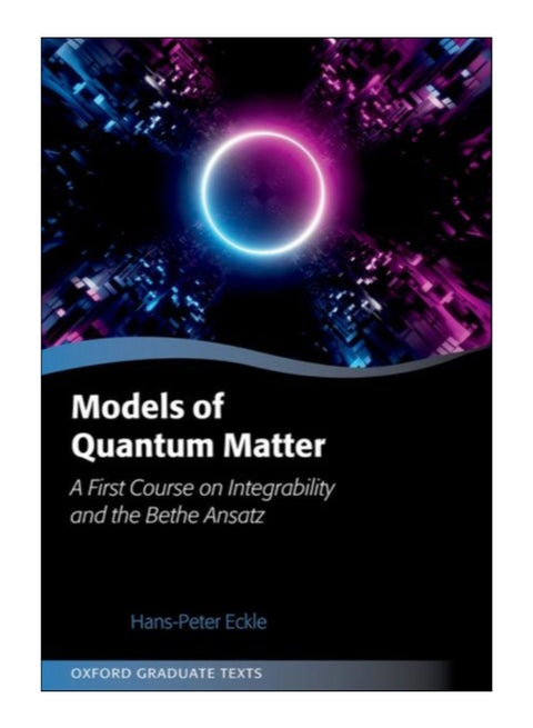 Models Of Quantum Matter hardcover english - 29-Jul-19