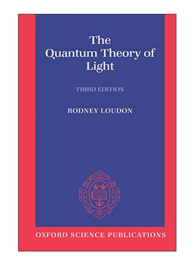 The Quantum Theory Of Light paperback english - 23-Nov-00 