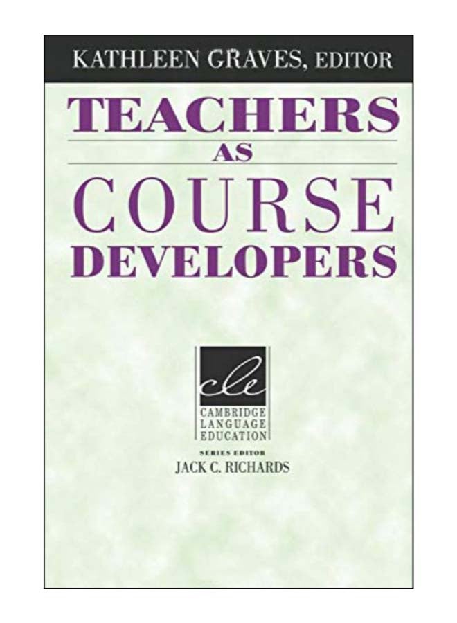 Teachers As Course Developers paperback english - 30-May-96 