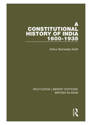 A Constitutional History Of India, 1600-1935 paperback english - 11-Sep-18 - v1578743618/N33555272A_1