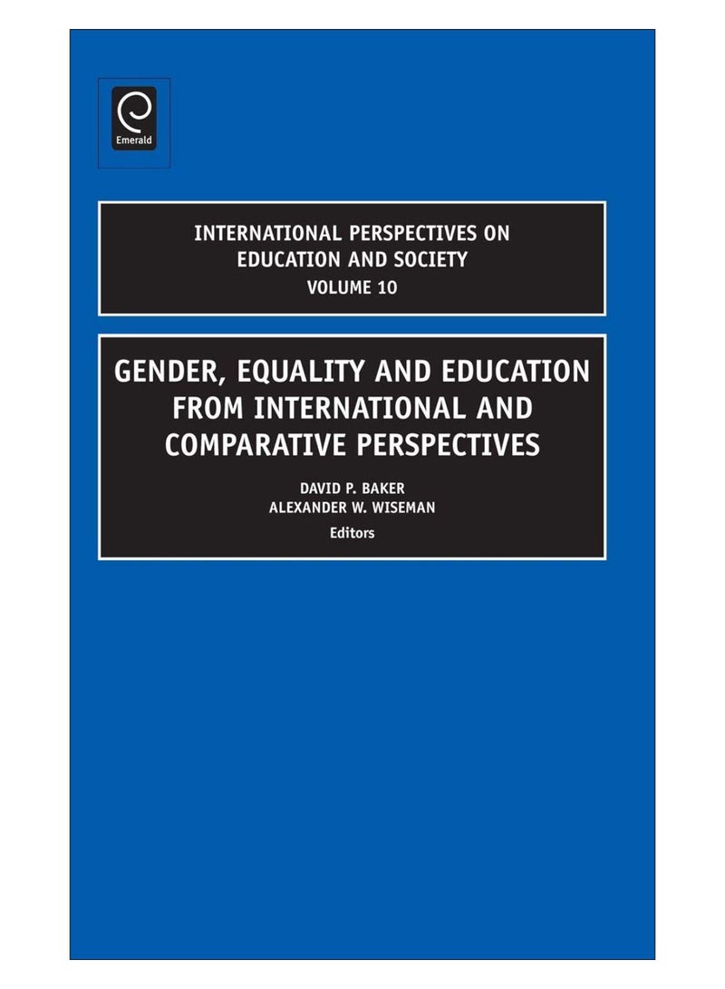 Gender, Equality And Education From International And Comparative Perspectives hardcover english - 24-Apr-09