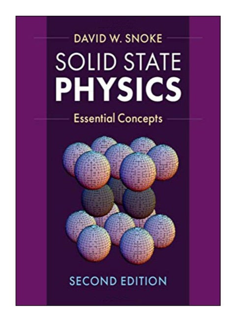 Solid State Physics hardcover english - 09-Jan-20