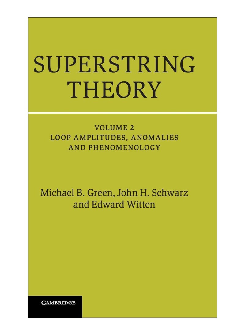 Superstring Theory hardcover english - 26-Jul-12 