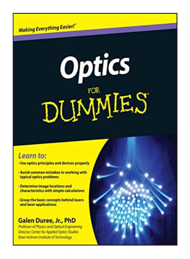 Optics For Dummies Paperback English by Galen C. Duree - 40751 