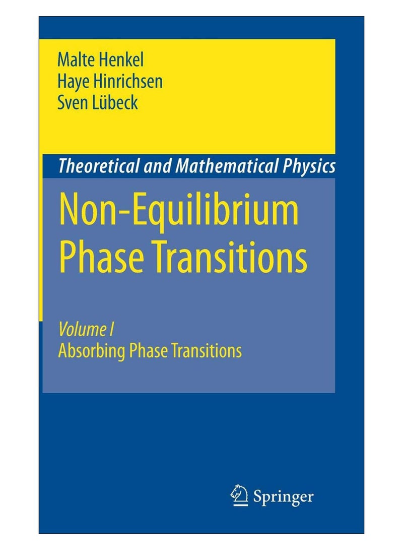 Non-Equilibrium Phase Transitions Hardcover English by Malte Henkel - 15-Jan-09 