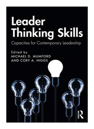 Leader Thinking Skills Paperback English by Michael D. Mumford - 09-Aug-19 - v1578744215/N33555354A_1