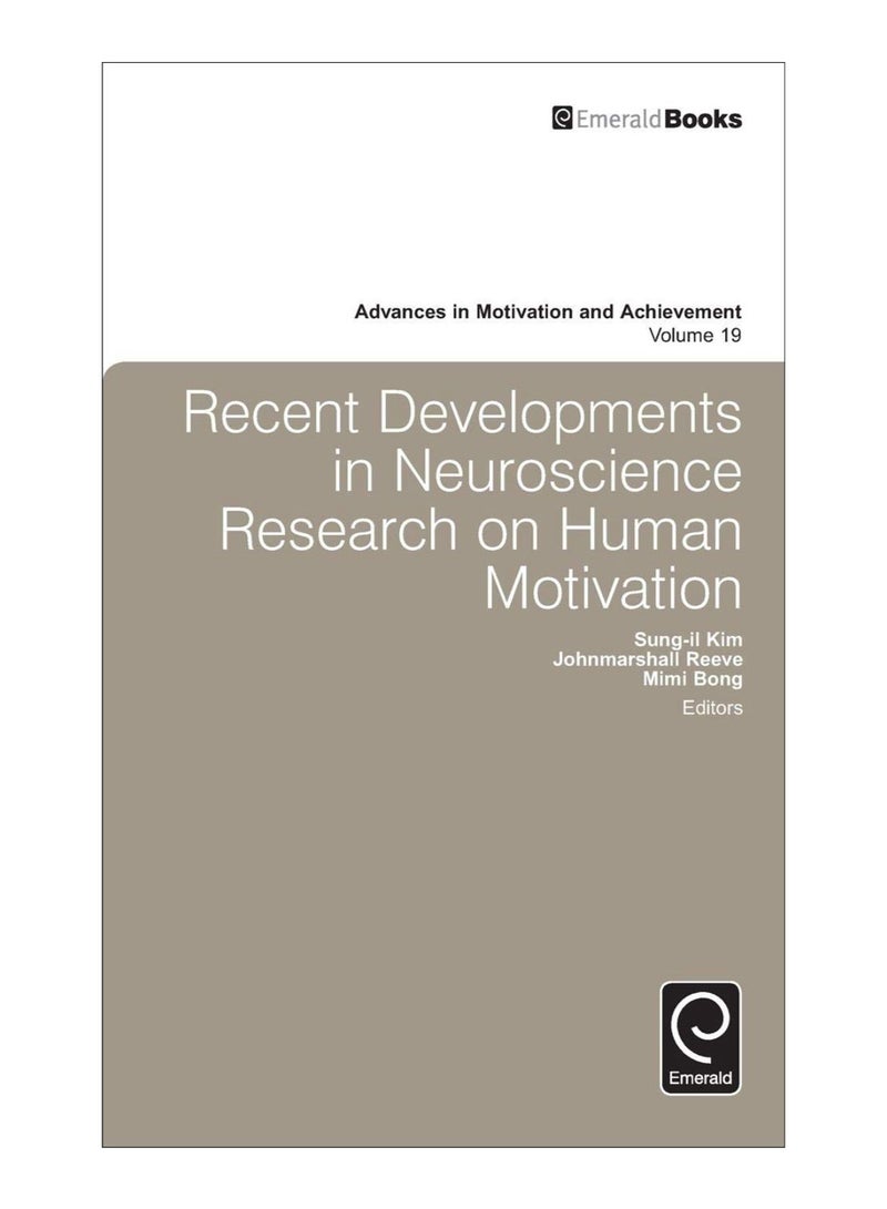Recent Developments In Neuroscience Research On Human Motivation hardcover english - 13-Dec-16 