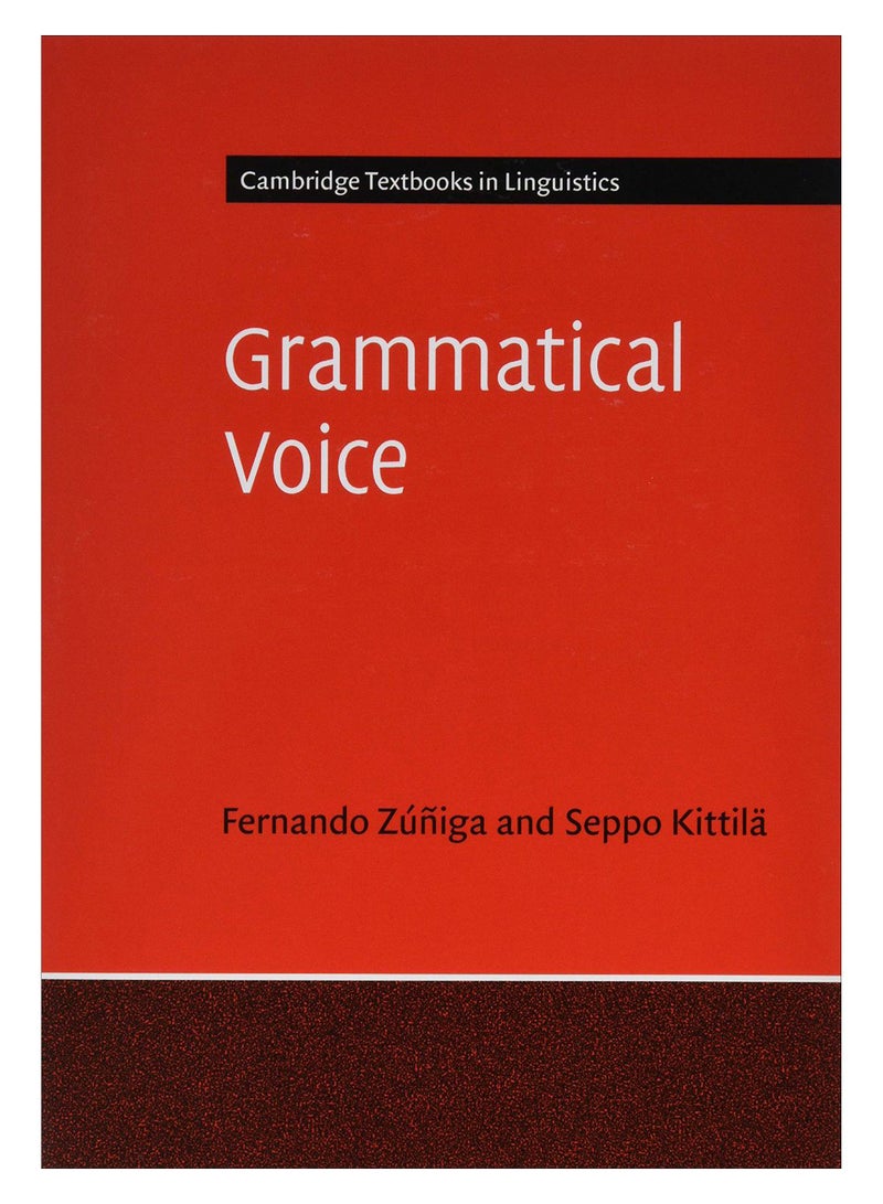 Grammatical Voice Paperback English by Fernando Zuniga - 28-Feb-19 